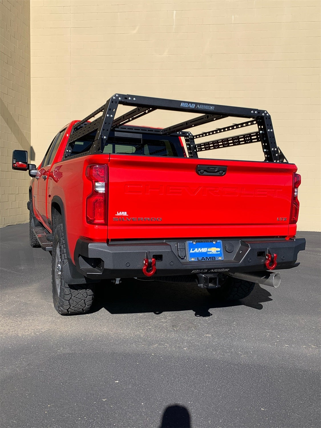 Road Armor 3202R0B Stealth Non-Winch Rear Bumper