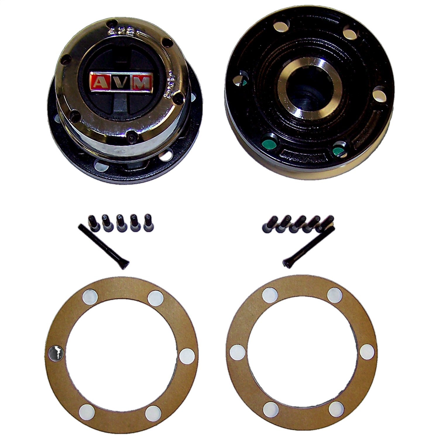 Crown Automotive 400501 Manual Locking Hub Set Fits CJ3 CJ5 CJ5A CJ6 CJ6A Willys