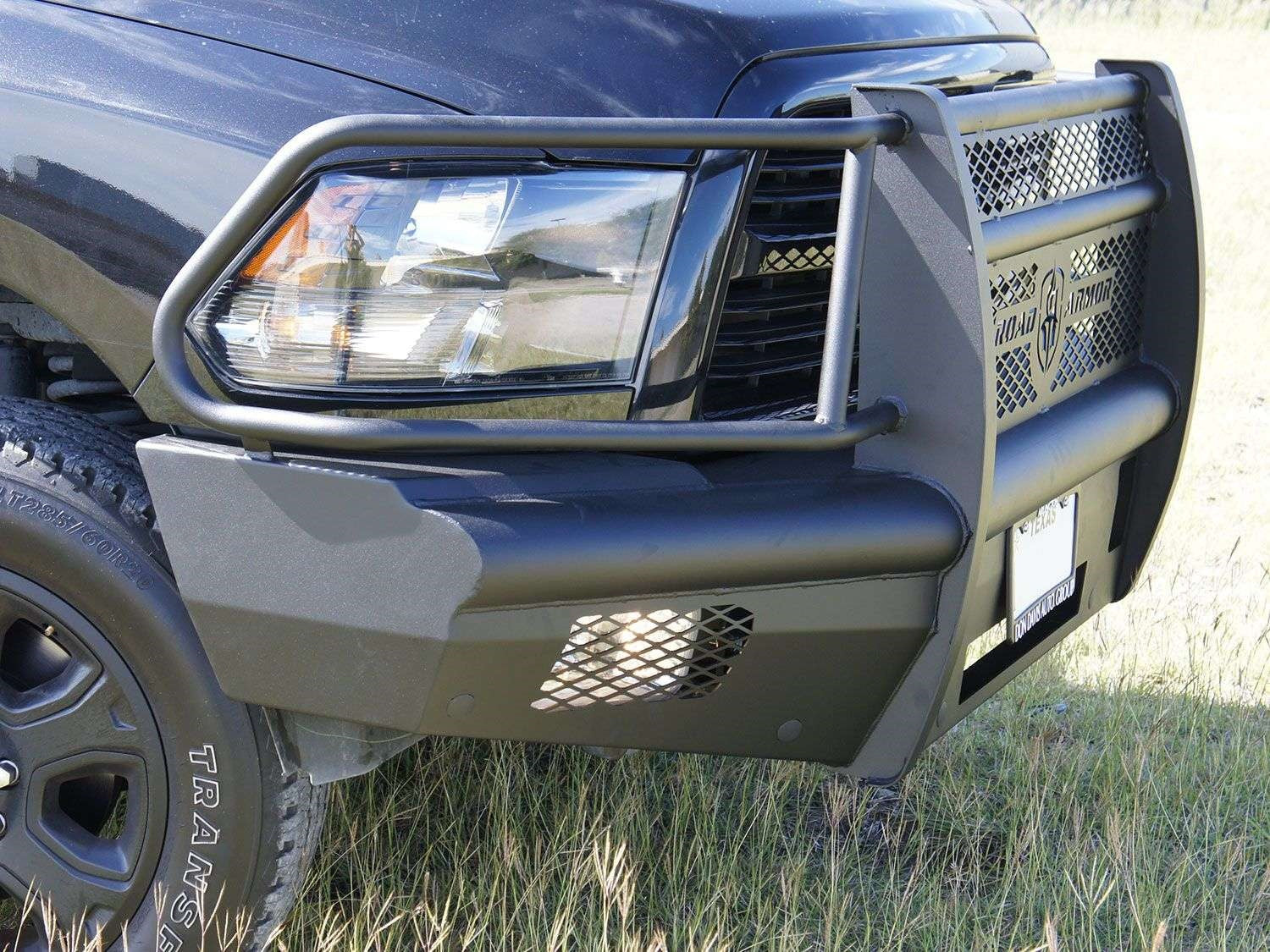 Road Armor 410VF6B Vaquero Non-Winch Front Bumper Fits 11-18 2500 3500 4500 5500
