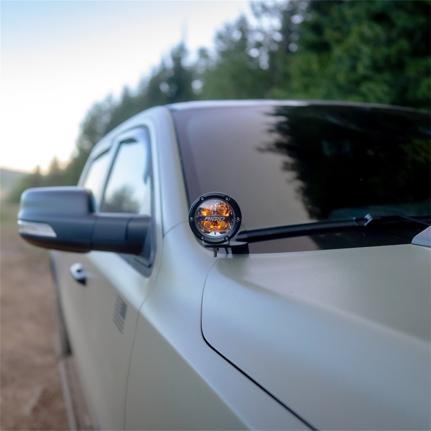 Rigid Industries 46717 A-Pillar Light Mount Fits 19-26 1500