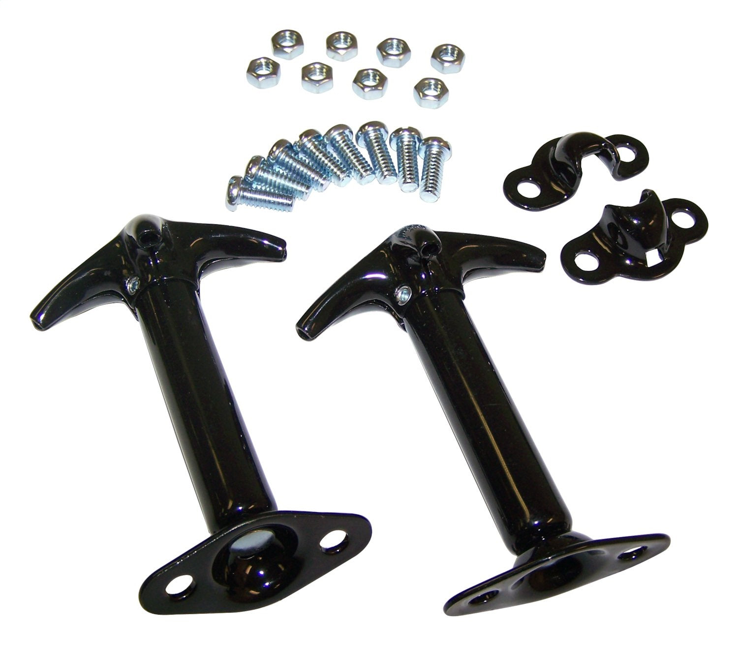 Crown Automotive 488601 Black Hood Catch Set