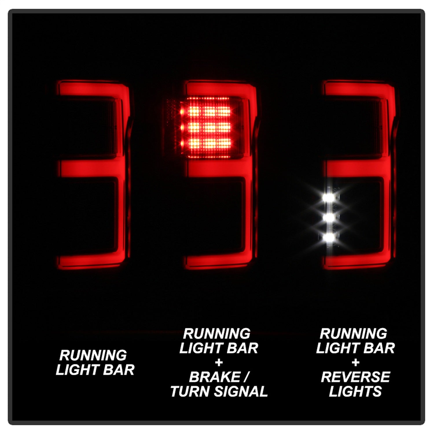 Spyder Auto 5085337 LED Tail Lights Fits 15-18 F-150