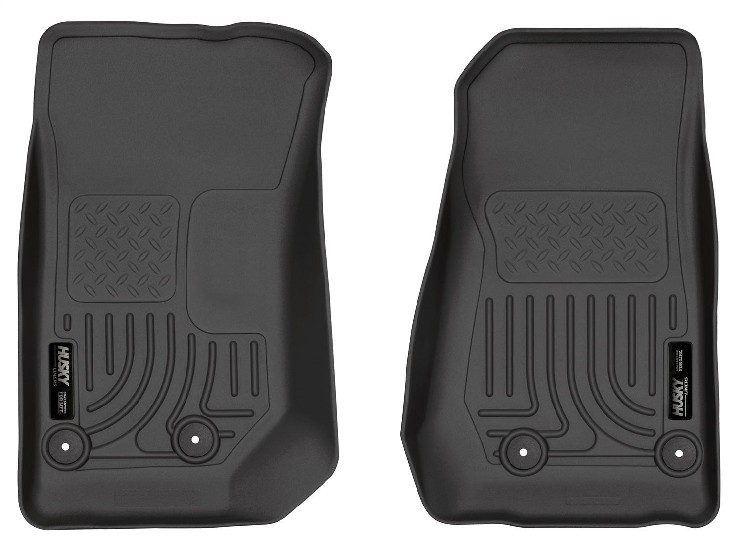 Husky Liners 18041 WeatherBeater Floor Liner Fits 14-18 Wrangler (JK)