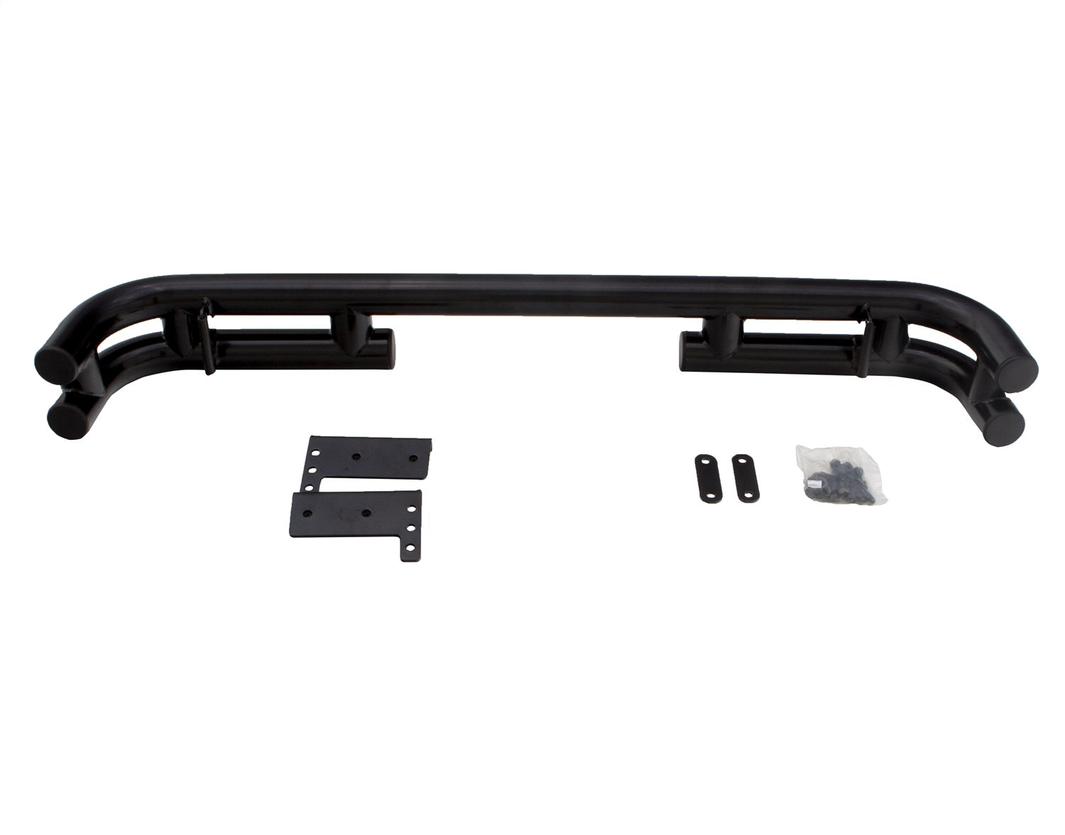Rampage 7648 Rear Double Tube Bumper Fits CJ5 CJ7 Wrangler (TJ) Wrangler (YJ)