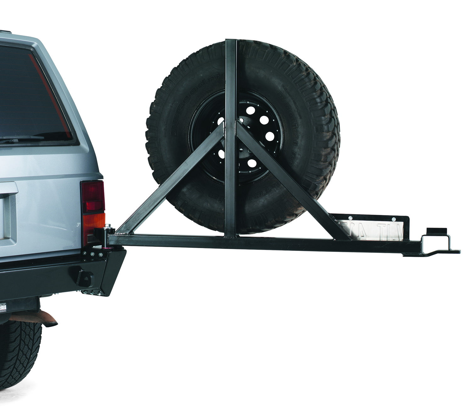Warn 64337 Bumper Tire Carrier Fits 87-06 Wrangler (TJ) Wrangler (YJ)