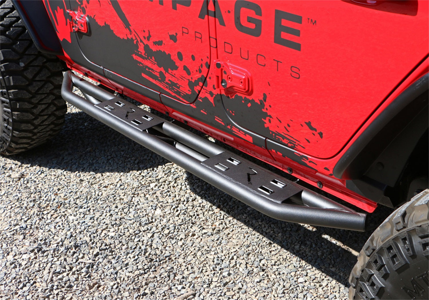 Rampage 88735 SRS Side Bar Rock Crawler Style Fits 18-24 Wrangler (JL)