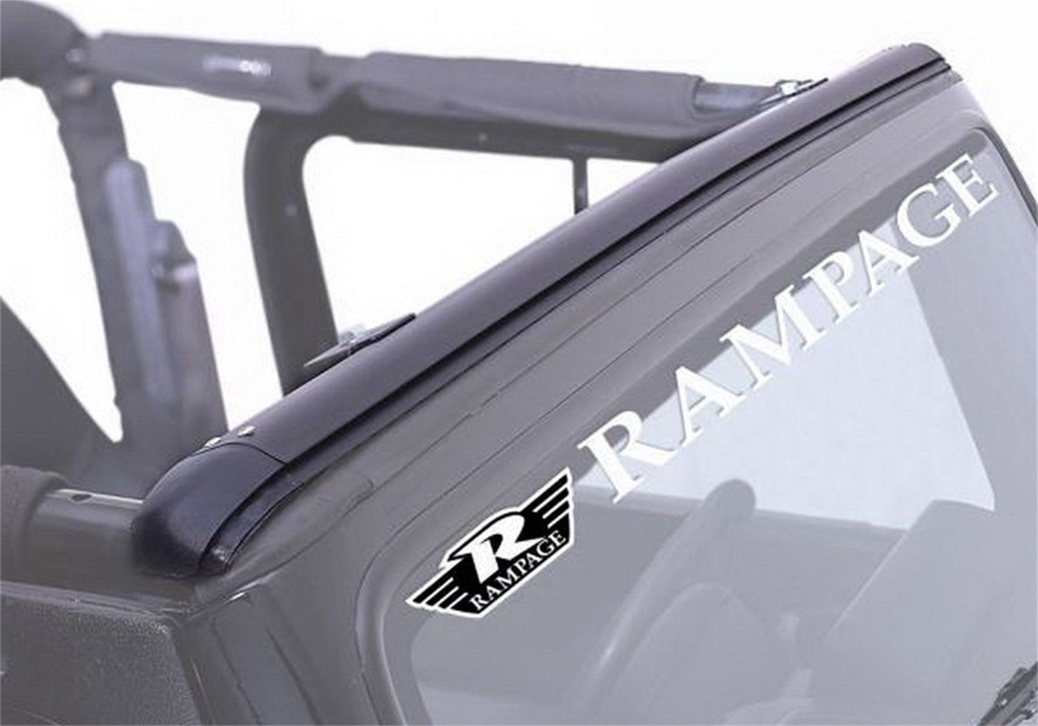 Rampage 901001 Windshield Channel Fits 76-95 CJ5 CJ7 Wrangler (YJ)
