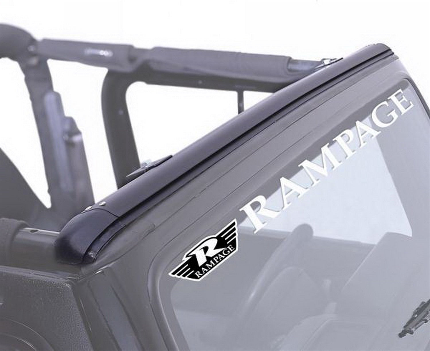 Rampage 901004 Windshield Channel Fits 97-06 Wrangler (TJ)