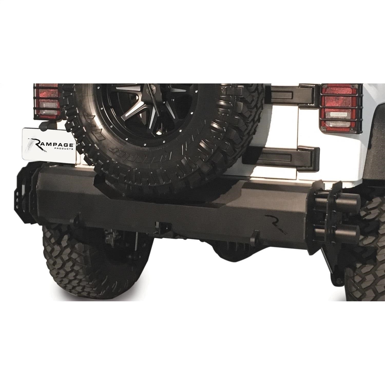 Rampage 99610 TrailRam Rear Bumper Fits 07-18 Wrangler (JK)
