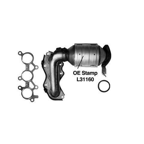 AP Exhaust Exhaust Manifold with Integrated Catalytic Converter  641295