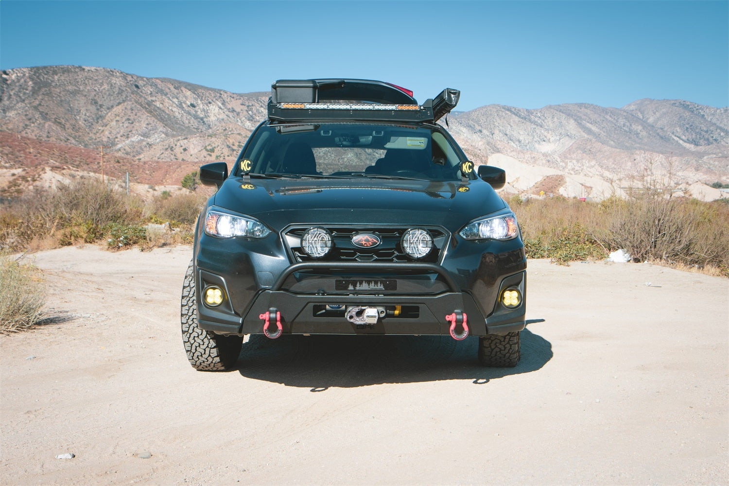 Body Armor SU-19339 HiLine Front Winch Bumper Fits 18-23 Crosstrek