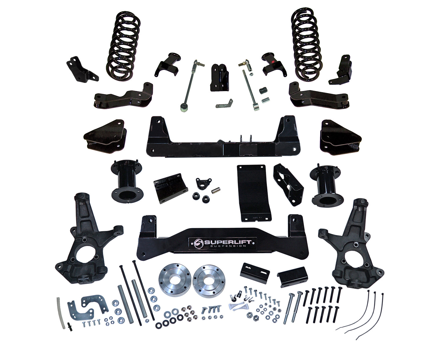 Superlift Suspension Lift Kit Components 3510