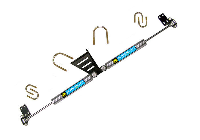 Superlift 92105 High Clearance Superide Dual Steering Stabilizer Kit