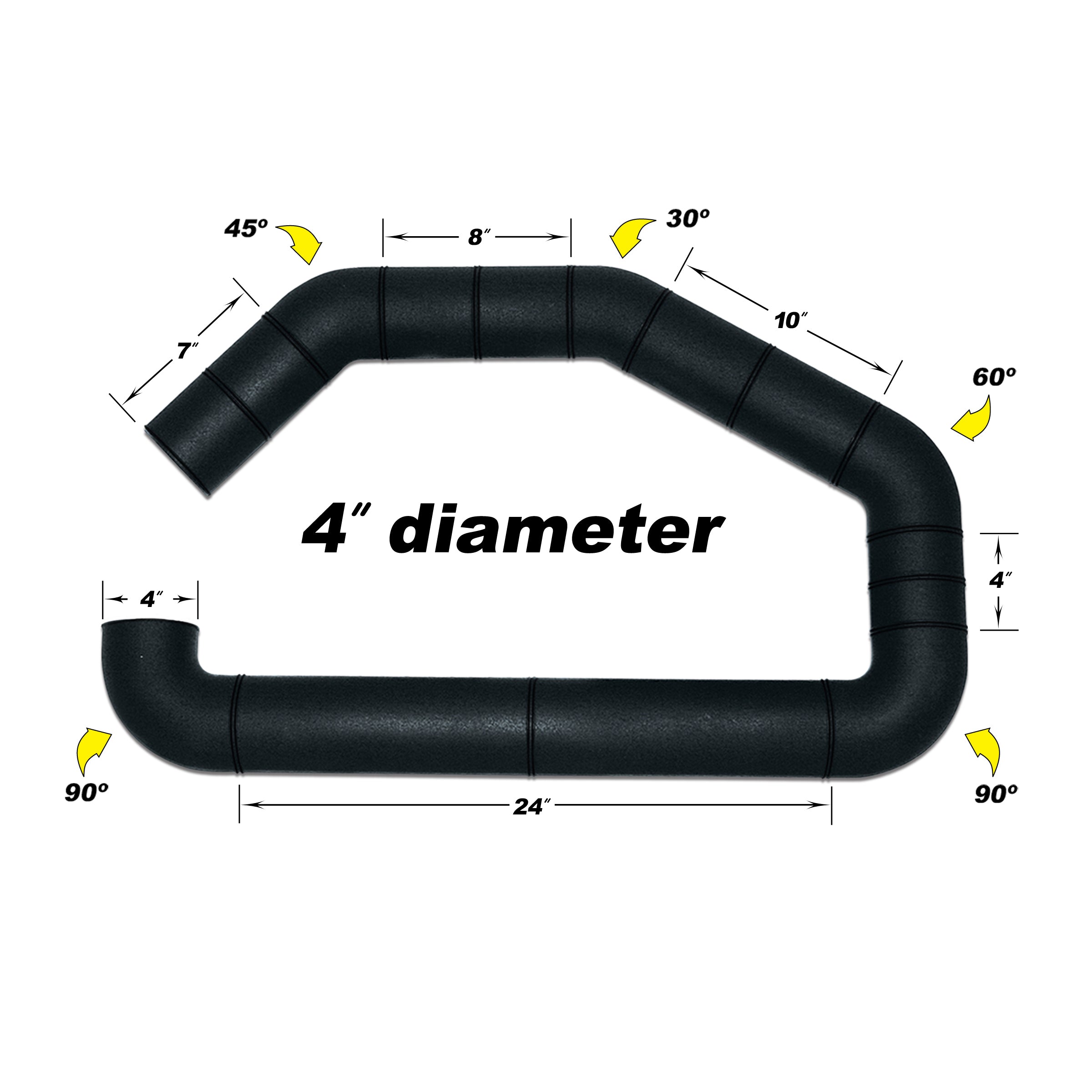 AIRAID Engine Cold Air Intake Tube  100-400