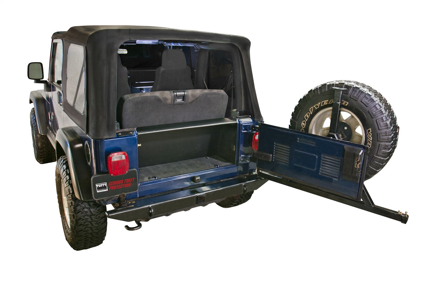 Tuffy Security Products 296-01 Standard Cargo Enclosure Fits 97-06 Wrangler (TJ)