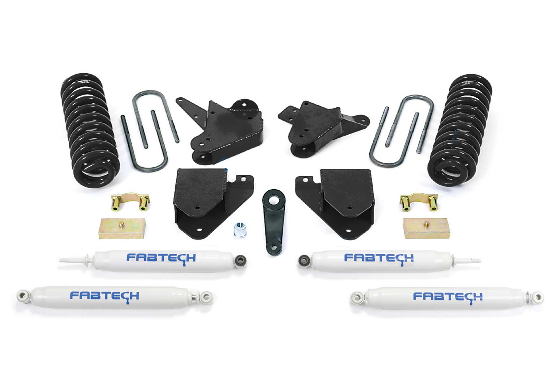 Fabtech K2060 Basic Lift System w/Shocks Fits 05-07 F-250 Super Duty