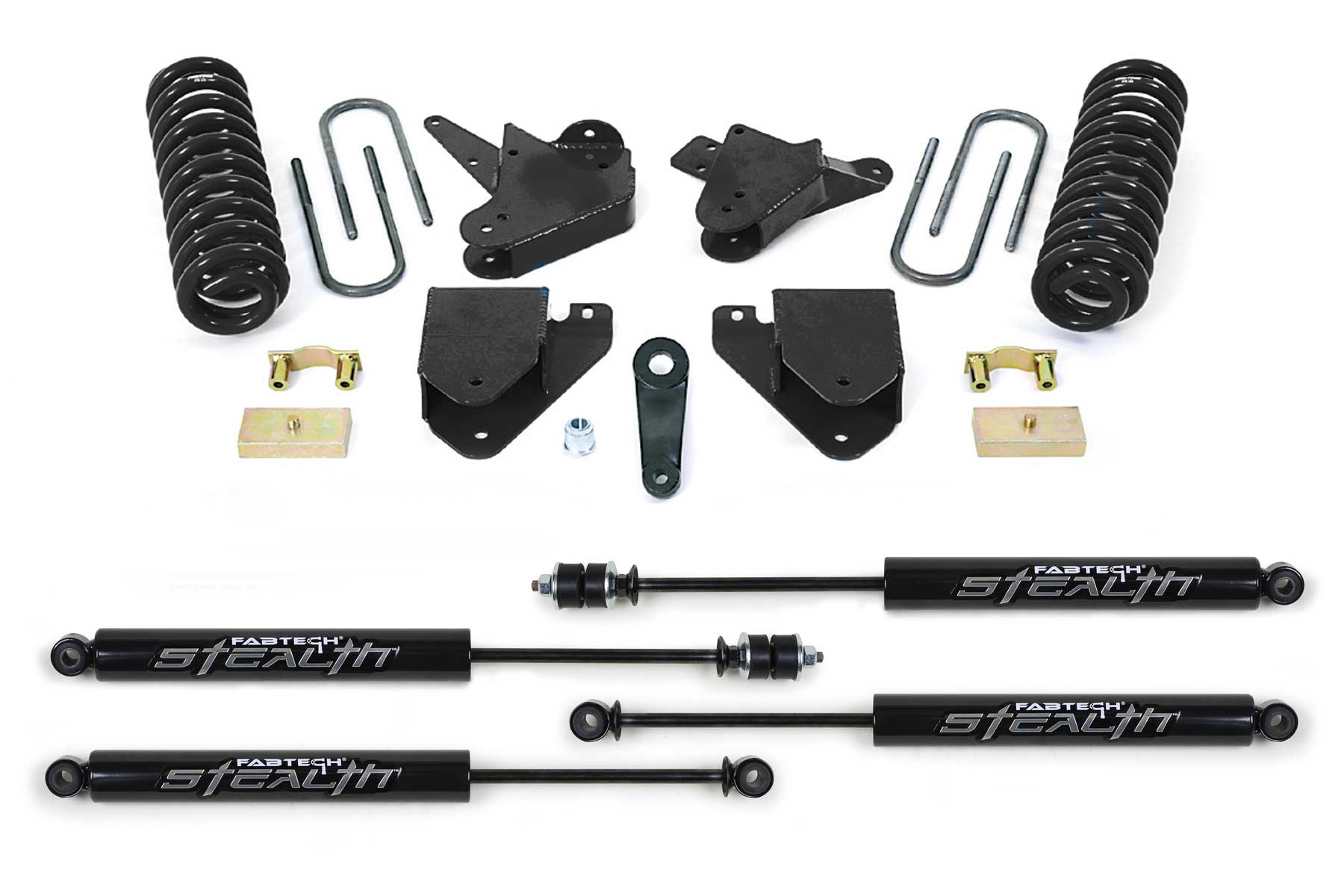 Fabtech K2060M Basic Lift System w/Shocks Fits 05-07 F-250 Super Duty