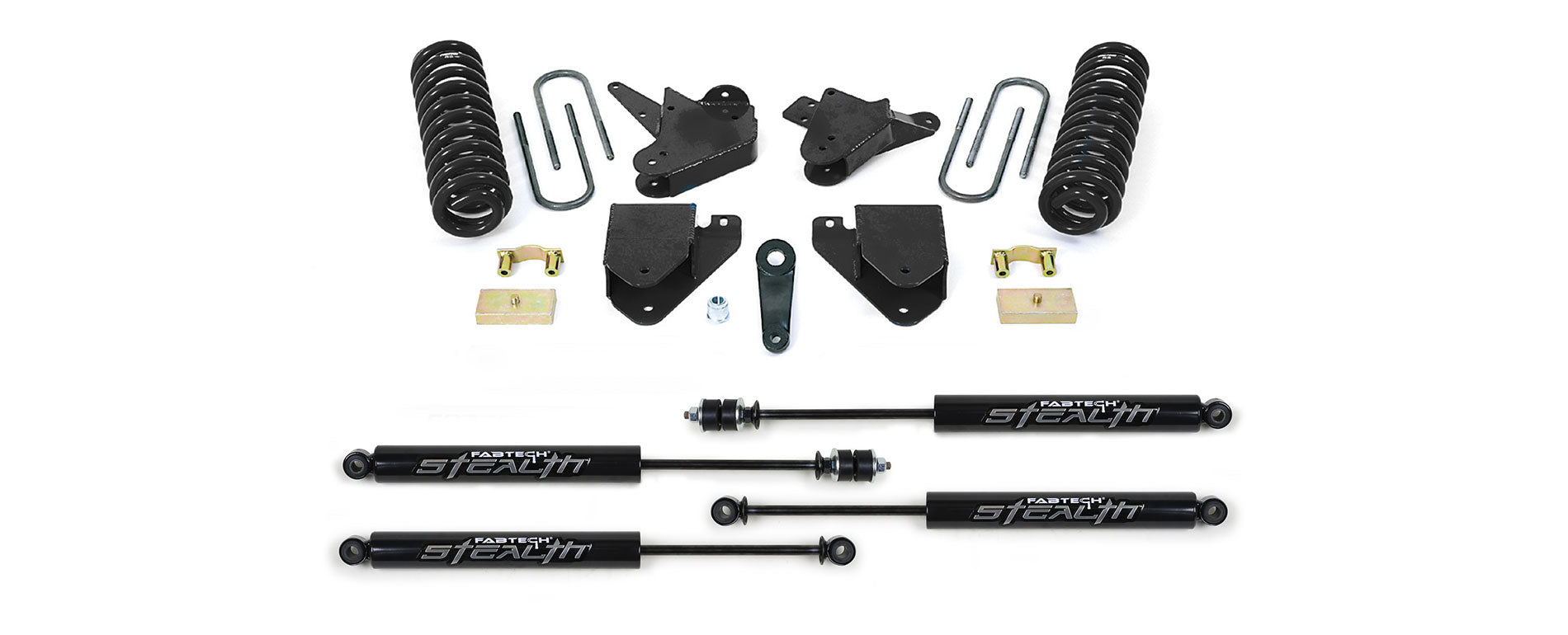 Fabtech K2099M Basic Lift System w/Shocks Fits F-250 Super Duty F-350 Super Duty