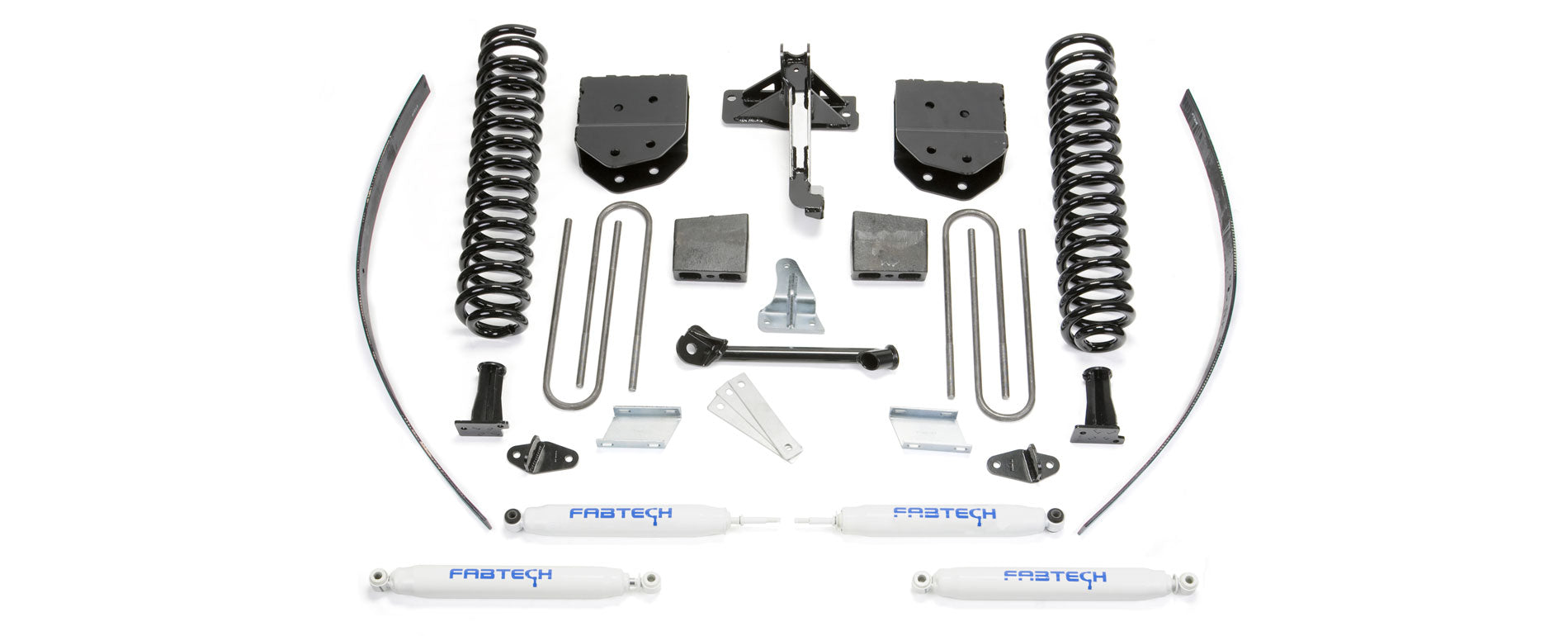 Fabtech K2121 Basic Lift System w/Shocks Fits F-250 Super Duty F-350 Super Duty