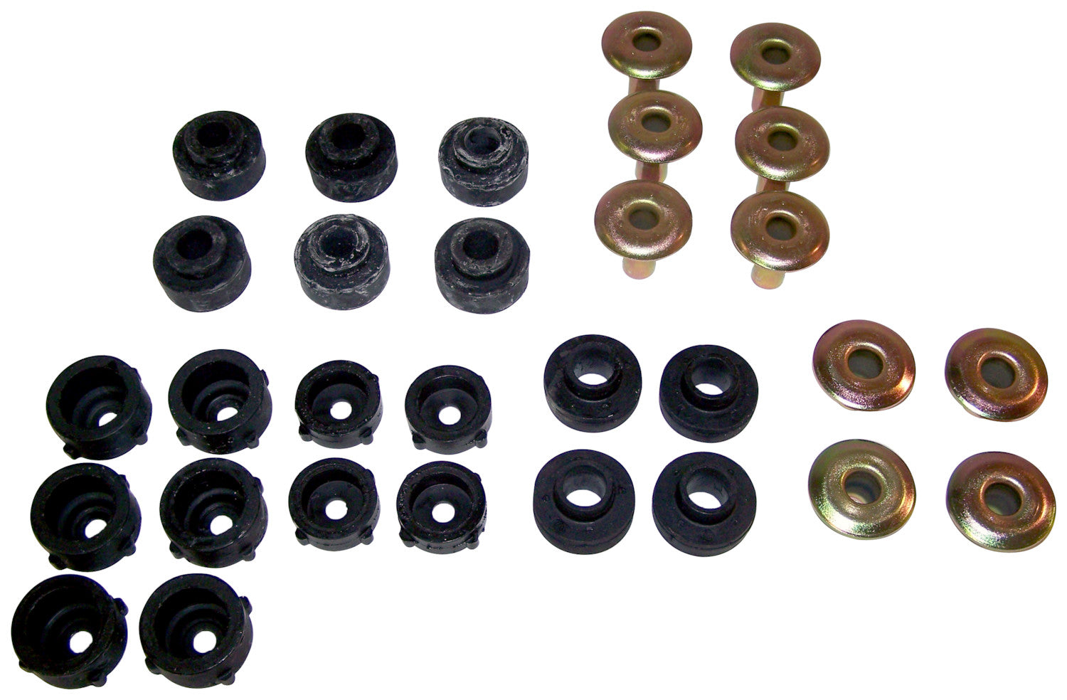 Crown Automotive 52002723K Body Mounting Kit Fits 87-95 Wrangler (YJ)