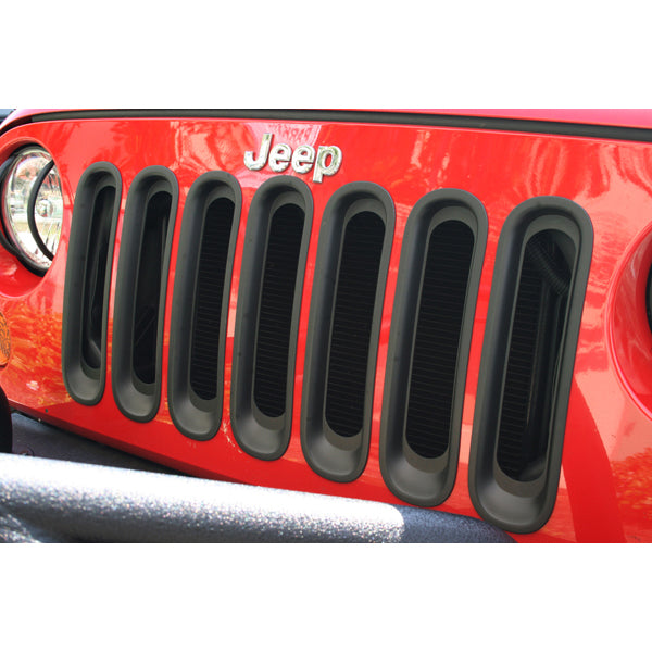 Rugged Ridge 11306.30 Grille Insert Kit Fits 07-18 Wrangler (JK)
