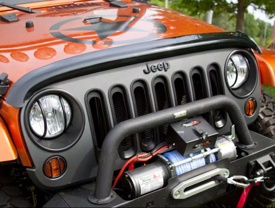 Rugged Ridge 11350.02 Bug Deflector Fits 07-18 Wrangler (JK)