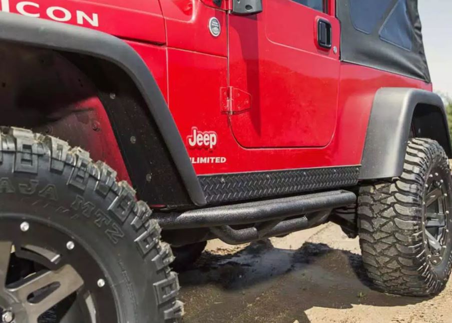 Rugged Ridge 11504.13 RRC Side Armor Fits 87-06 Wrangler (TJ) Wrangler (YJ)