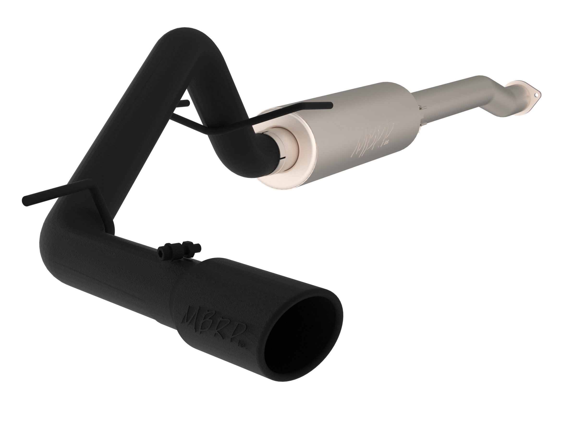 MBRP Exhaust S5338BLK Armor BLK Cat Back Exhaust System Fits 16-23 Tacoma