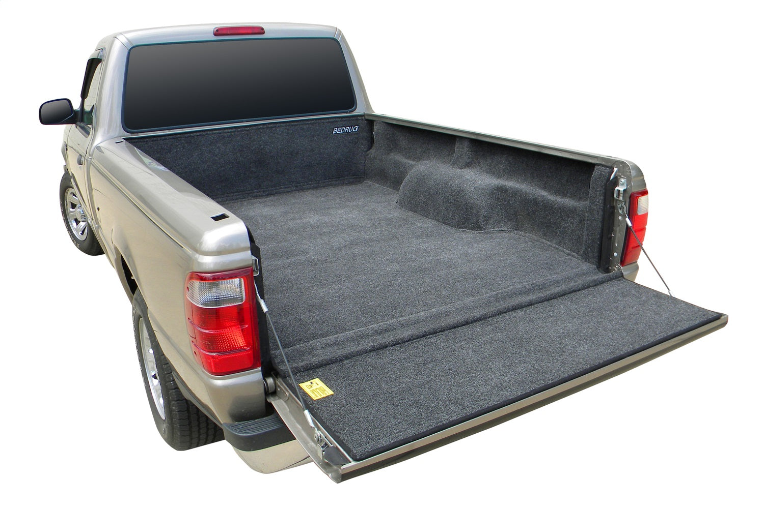 BedRug BRR19SBK BedRug Complete Truck Bed Liner Fits 19-23 Ranger