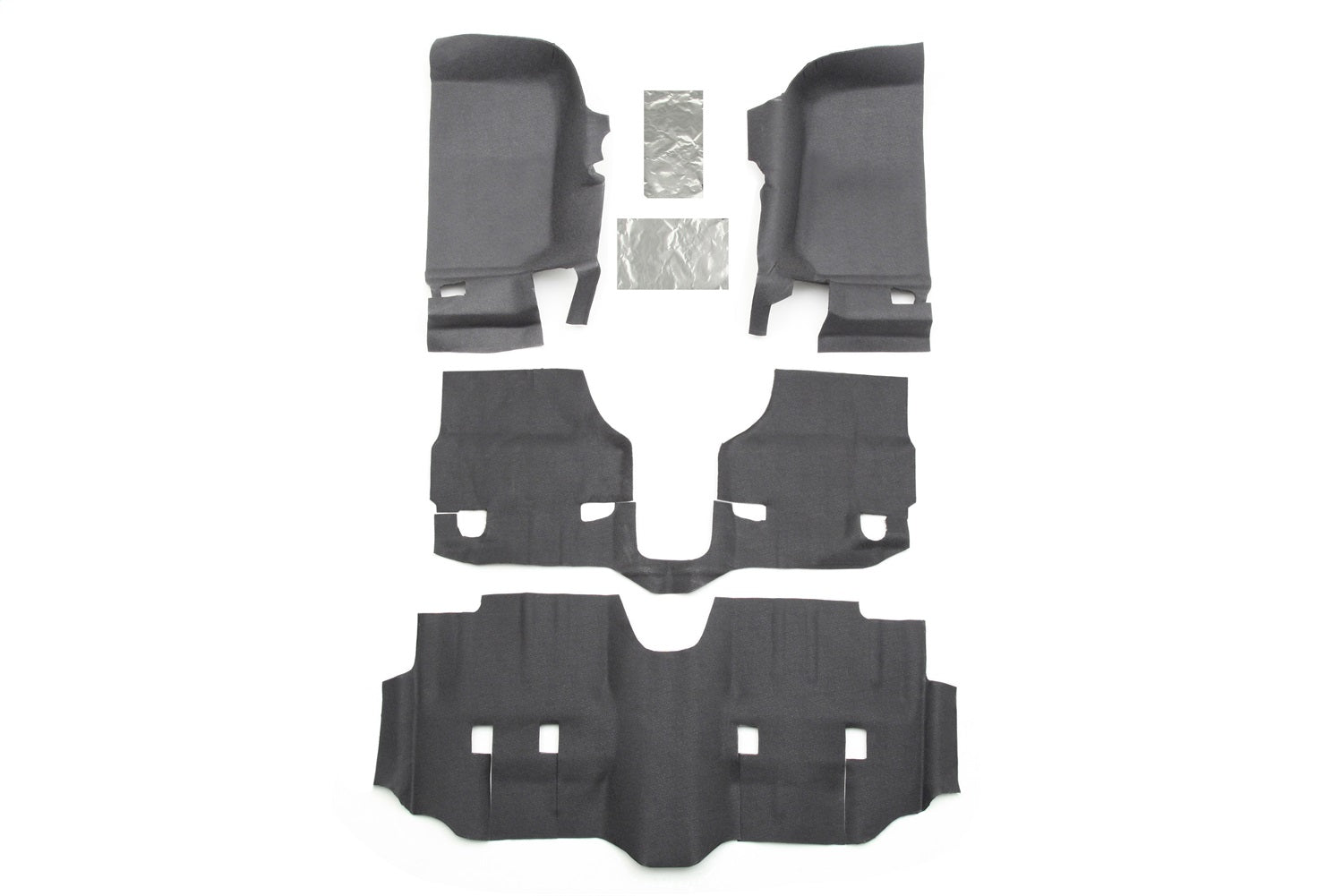 BedRug BTJK07F4 BedTred Floor Kit Fits 07-18 Wrangler (JK) Wrangler (JL)