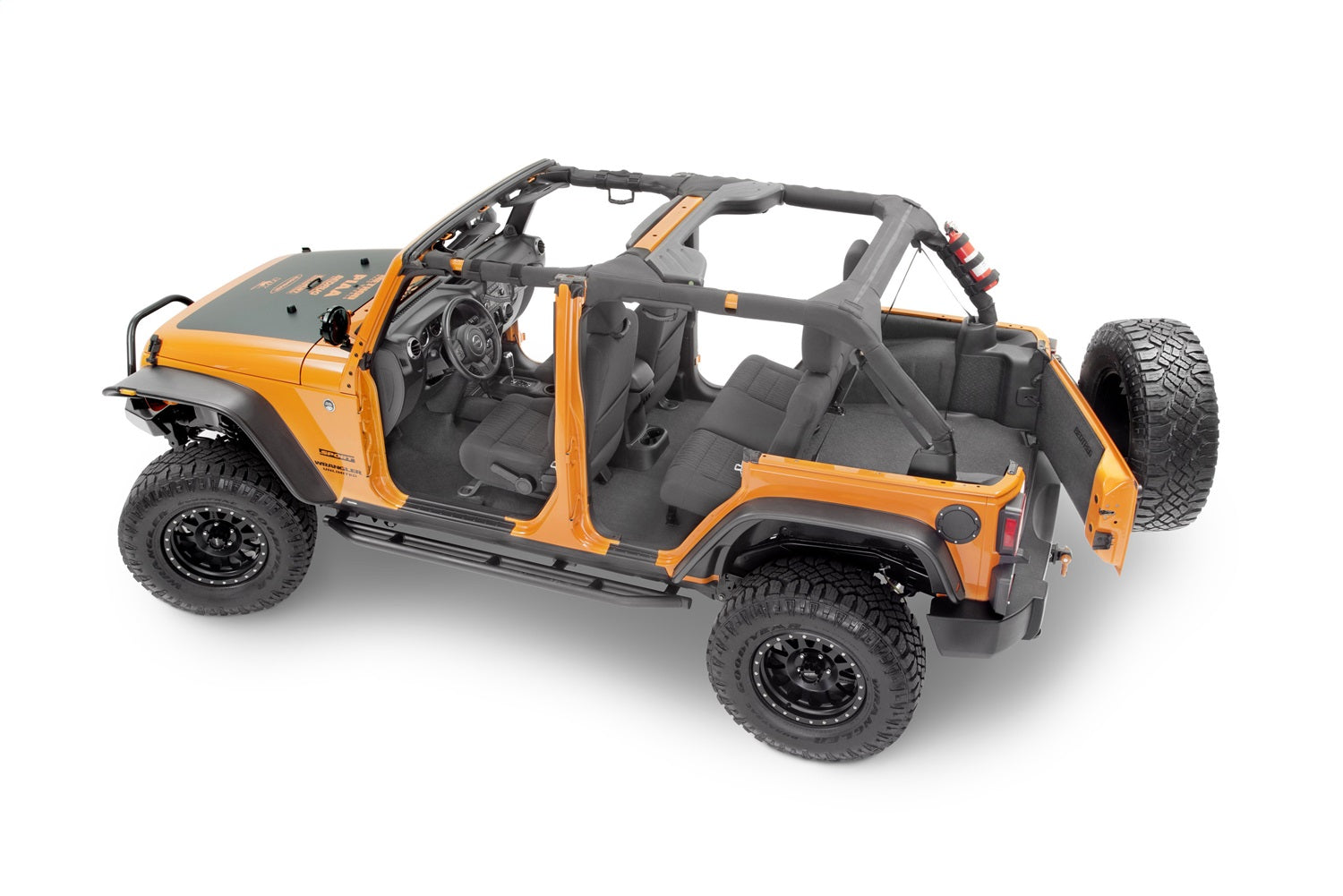 BedRug BTJK07F4 BedTred Floor Kit Fits 07-18 Wrangler (JK) Wrangler (JL)