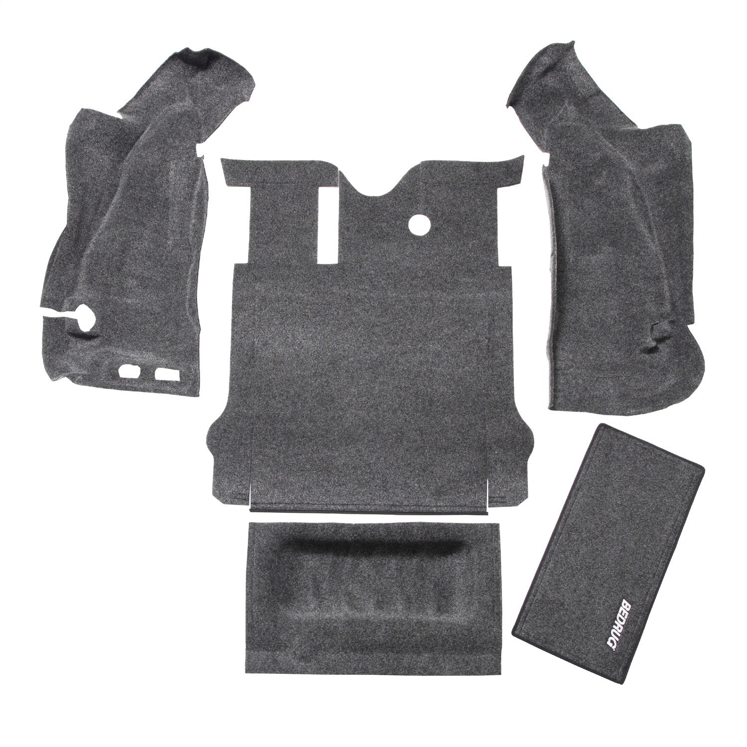 BedRug BRJK07R2 BedRug Cargo Kit Fits 07-10 Wrangler (JK)