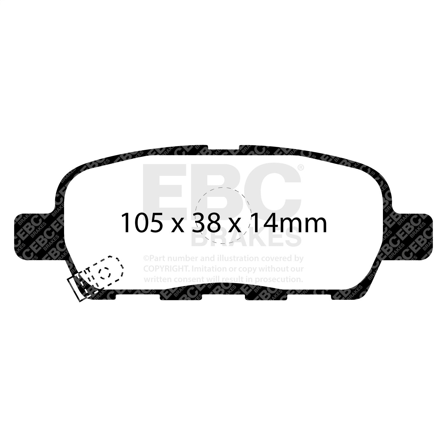 EBC Brakes S4KR1225 S4 Kits Redstuff and USR Rotor