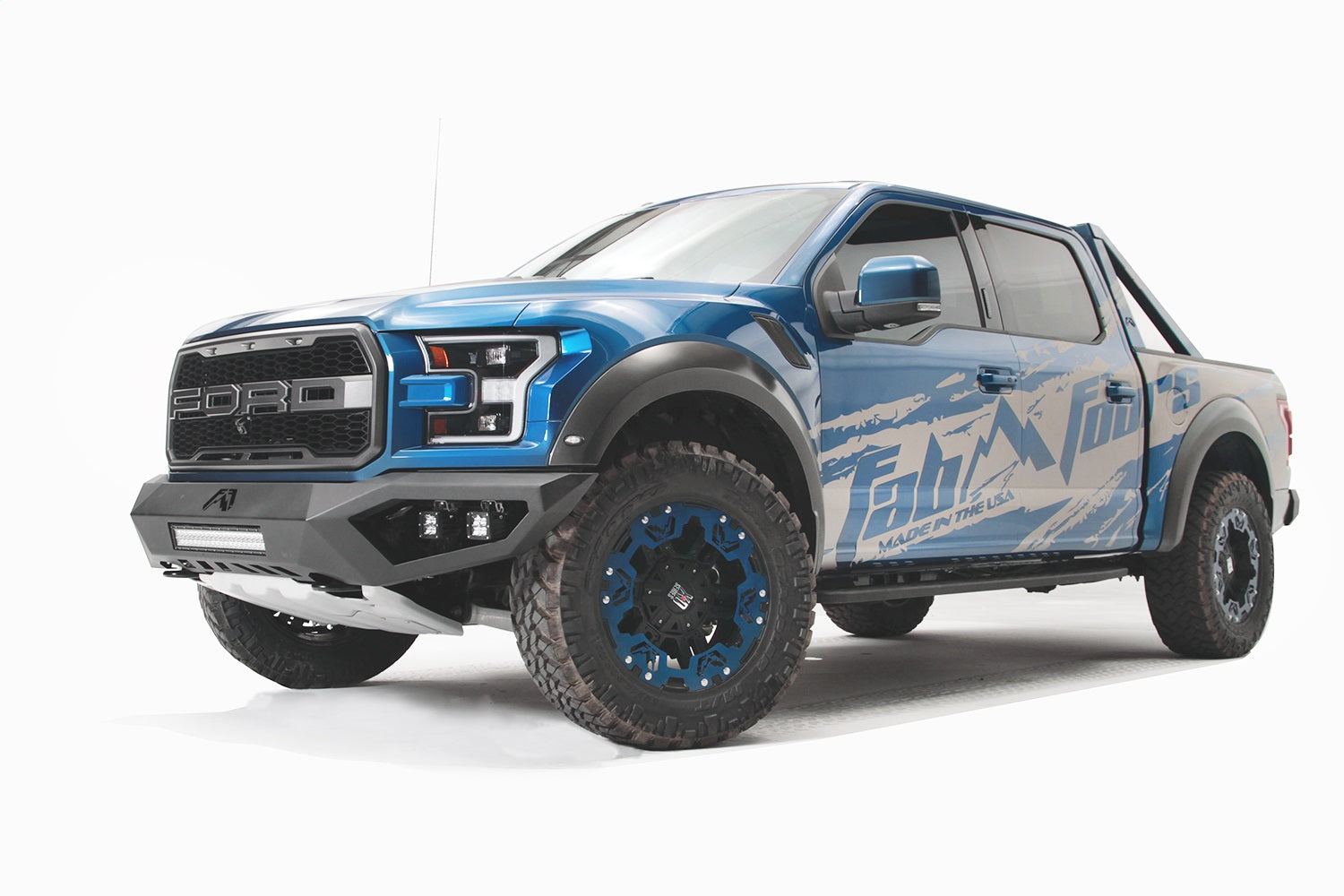 Fab Fours FF17-D4351-1 Vengeance Front Bumper Fits 17-20 F-150