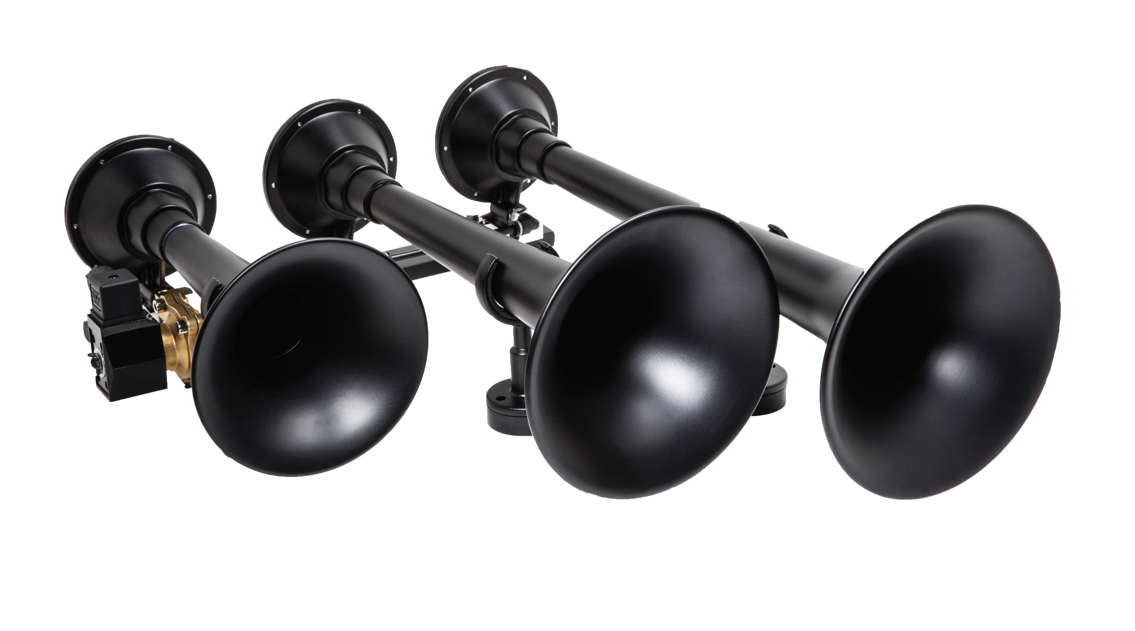 Kleinn Automotive Air Horns 730 Black Triple Horn