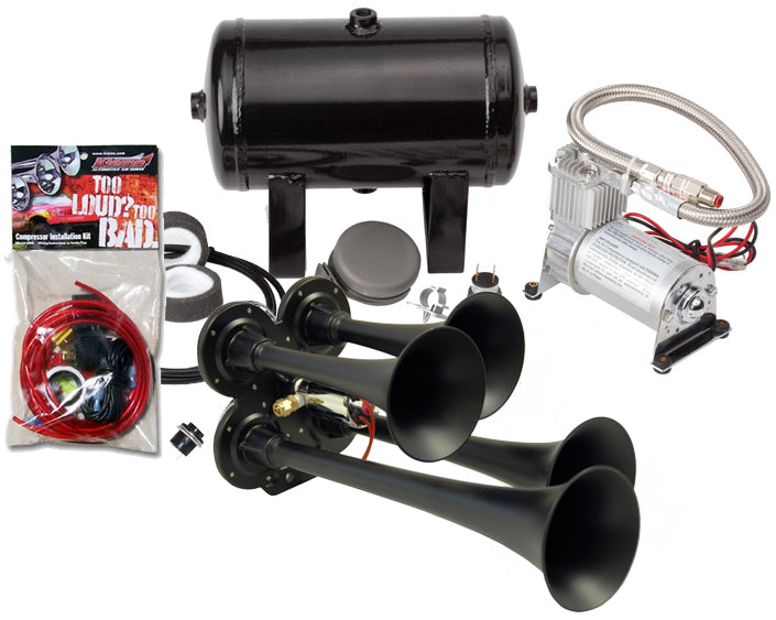 Kleinn Automotive Air Horns HK4-1 Pro Blaster Quad Horn Kit