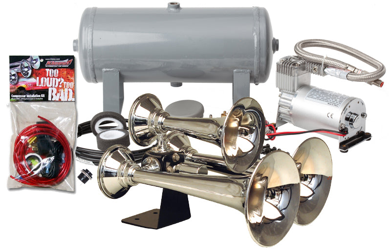 Kleinn Automotive Air Horns HK6 Pro Blaster Triple Horn Kit