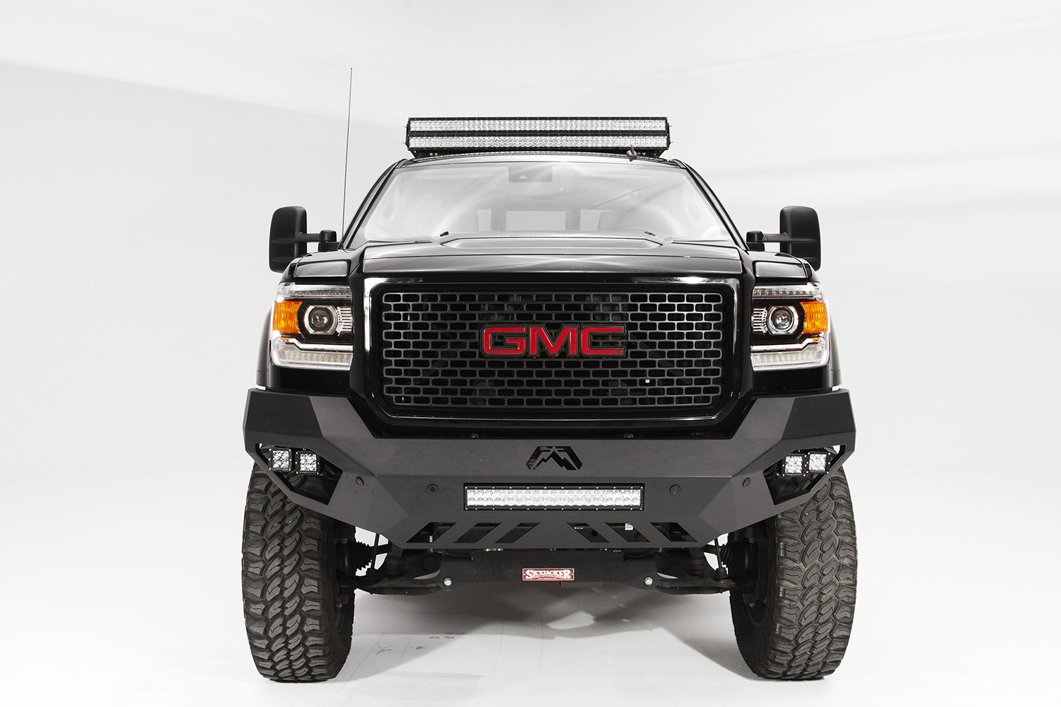 Fab Fours GM15-V3151-1 Vengeance Front Bumper Fits Sierra 2500 HD Sierra 3500 HD