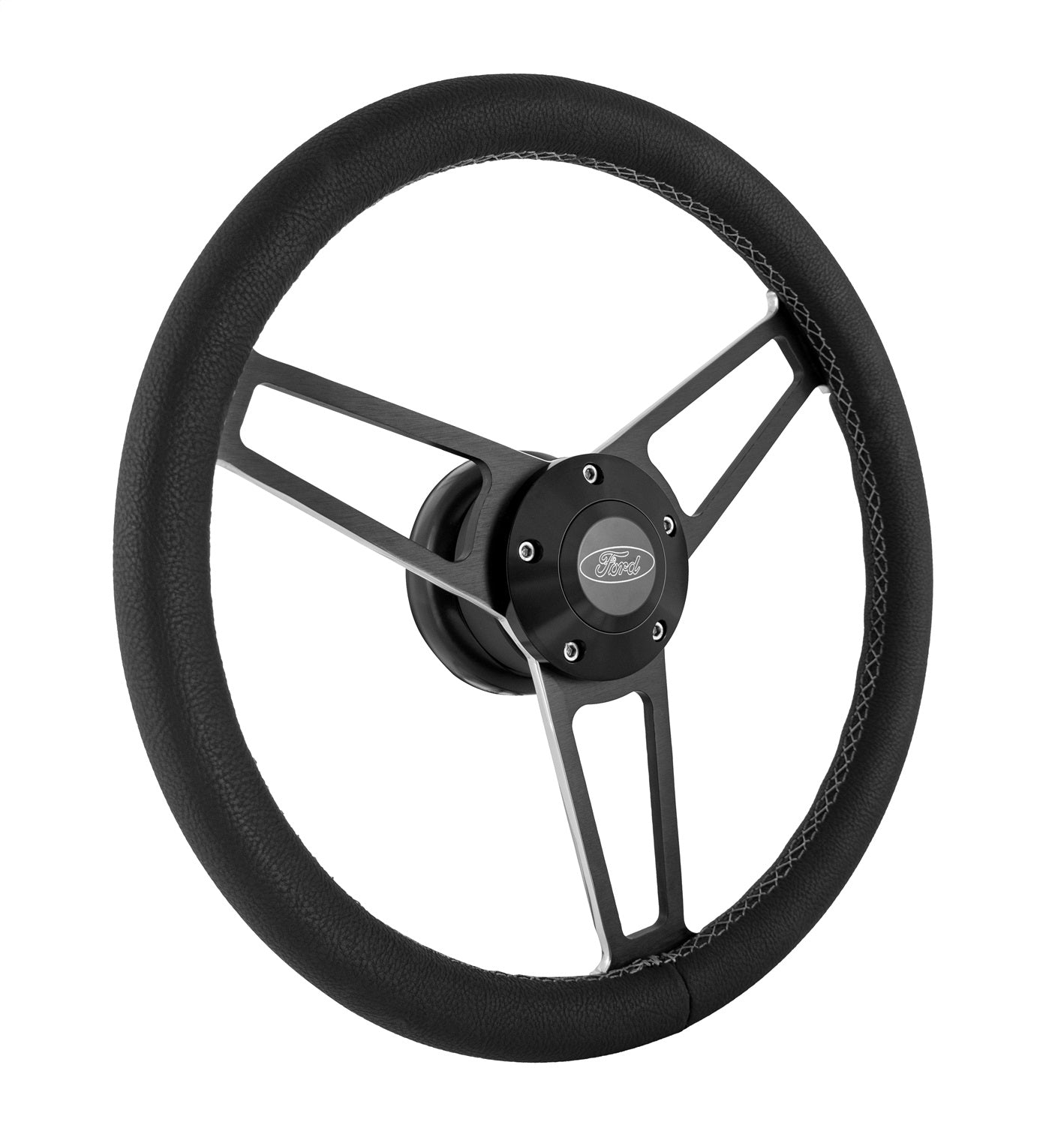Grant 1907 Billet Series Leather Wheel and Installation Kit