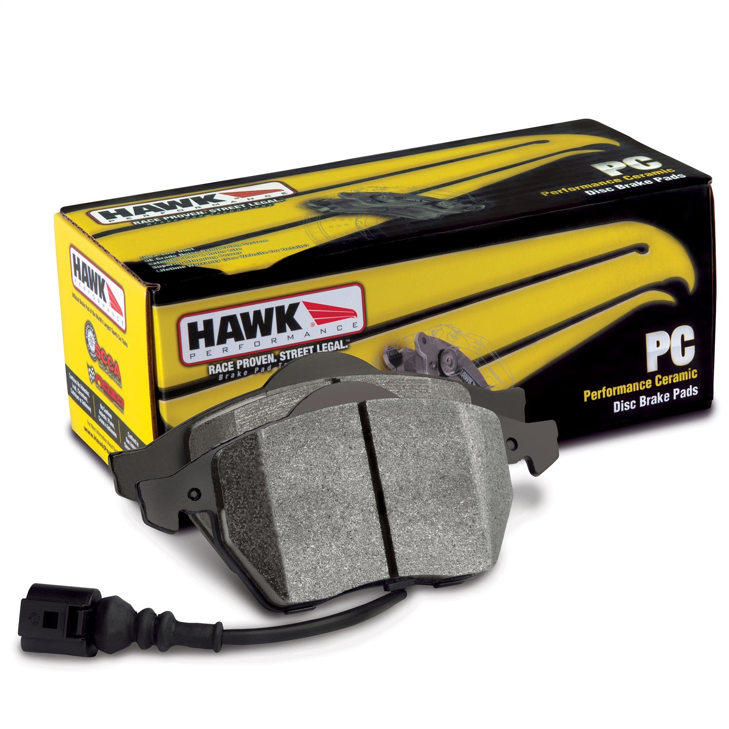 Hawk Performance HB532Z.570 Performance Ceramic Disc Brake Pad Fits Corvette