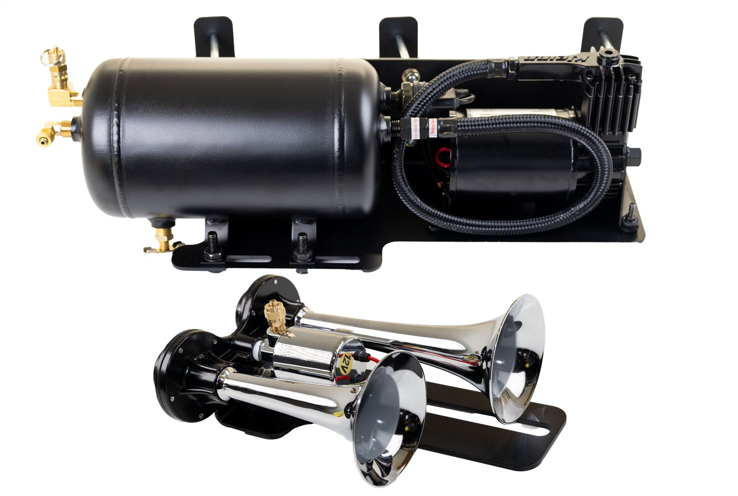 Kleinn Automotive Air Horns JEEPKIT-99 Onboard Air System w/Horns