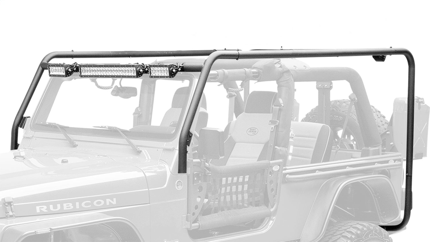 Body Armor JK-7100 Cargo Roof Rack System Fits 07-18 Wrangler (JK) Wrangler (JL)
