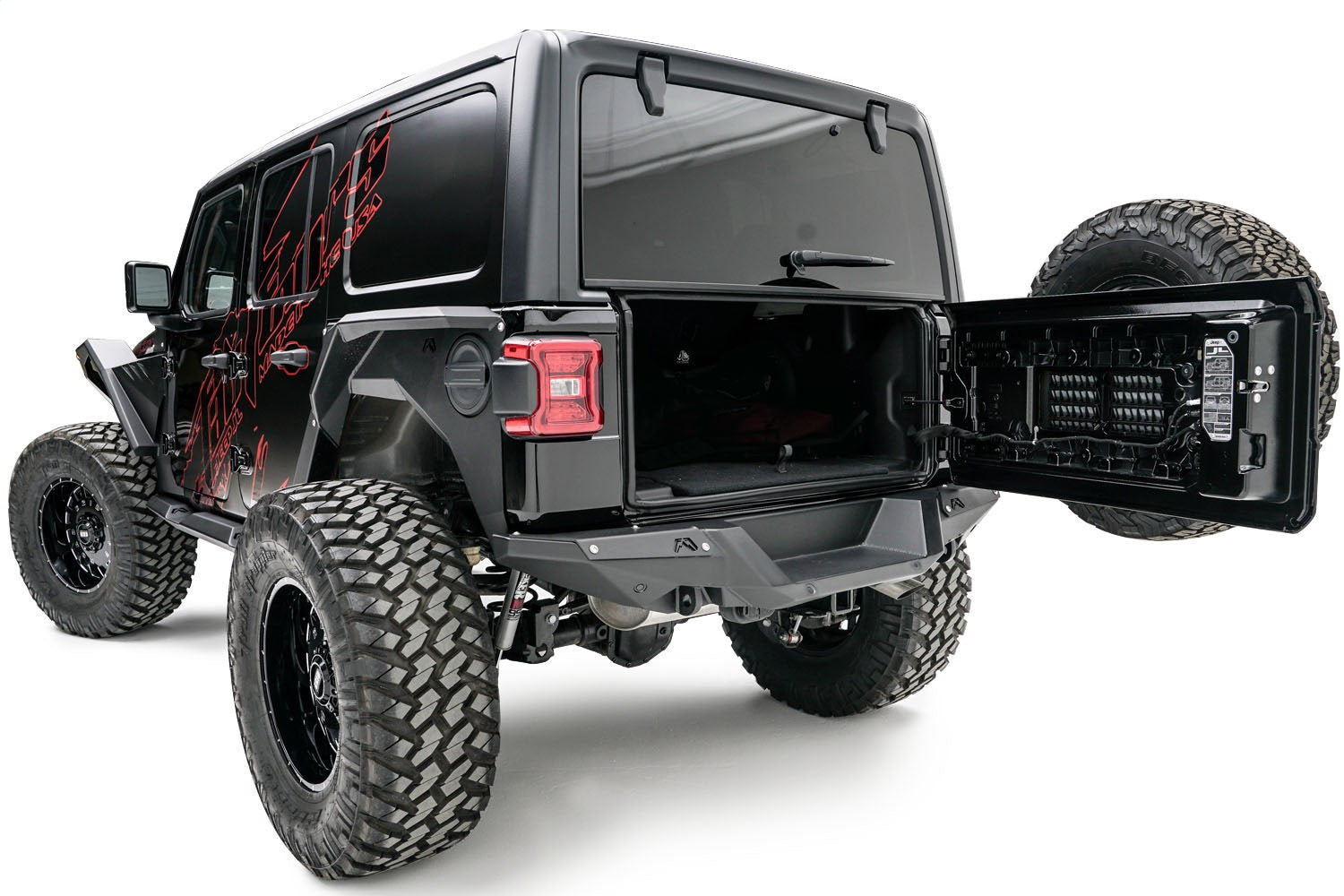 Fab Fours JL18-Y1851-1 Heavy Duty Rear Bumper Fits 18-22 Wrangler (JL)