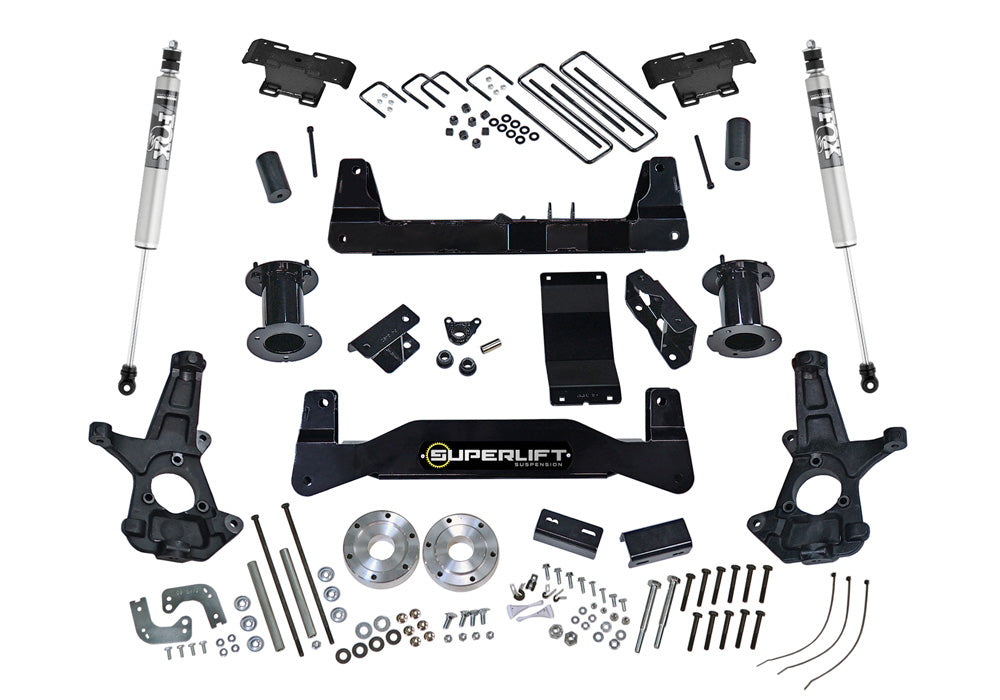 Superlift K162F Suspension Lift Kit w/Shocks Fits Sierra 1500 Silverado 1500