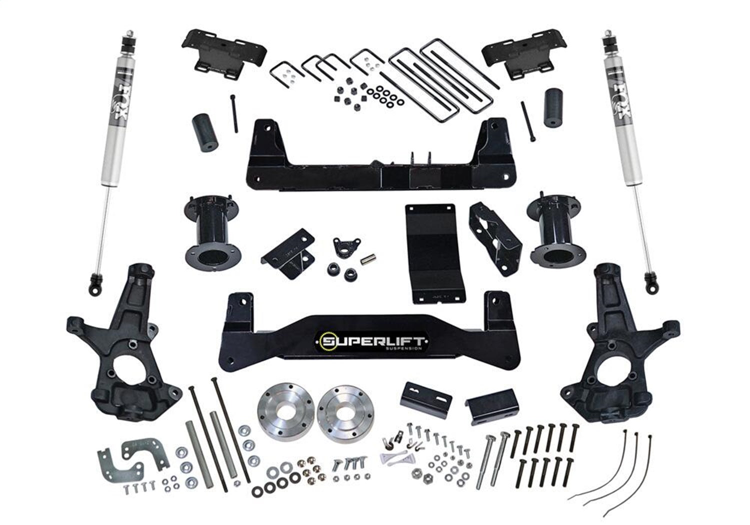 Superlift K162F Suspension Lift Kit w/Shocks Fits Sierra 1500 Silverado 1500