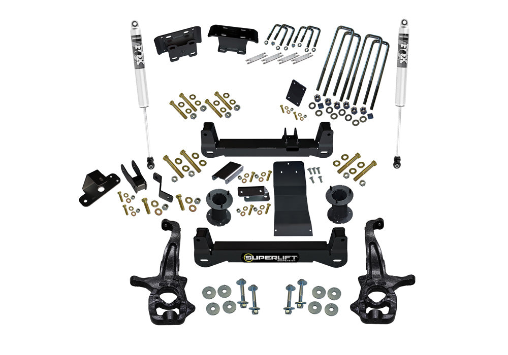 Superlift K182F Suspension Lift Kit w/Shocks Fits Sierra 1500 Silverado 1500