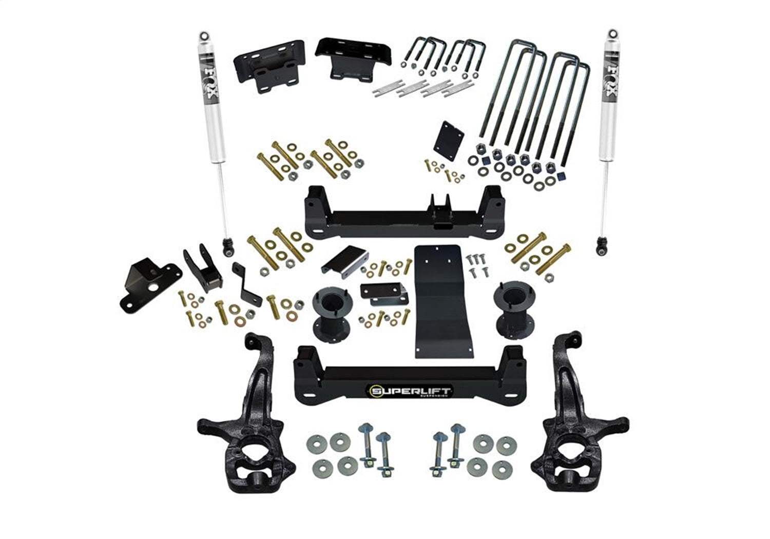 Superlift K182F Suspension Lift Kit w/Shocks Fits Sierra 1500 Silverado 1500