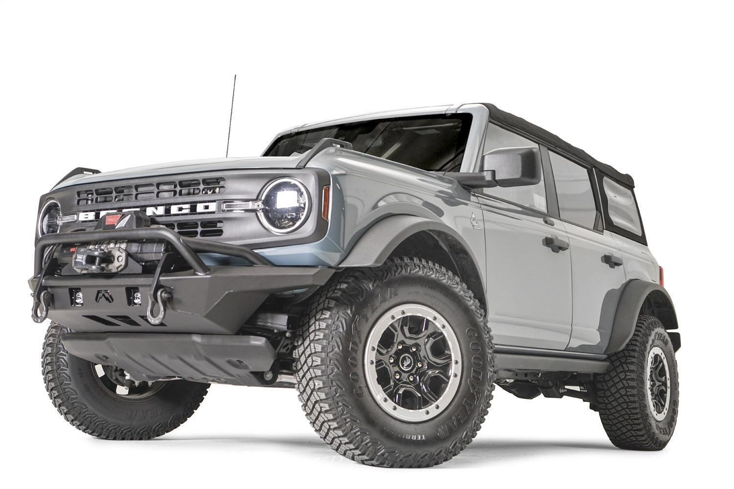 Fab Fours FB21-B5252-1 Stubby Bumper Fits 21-22 Bronco
