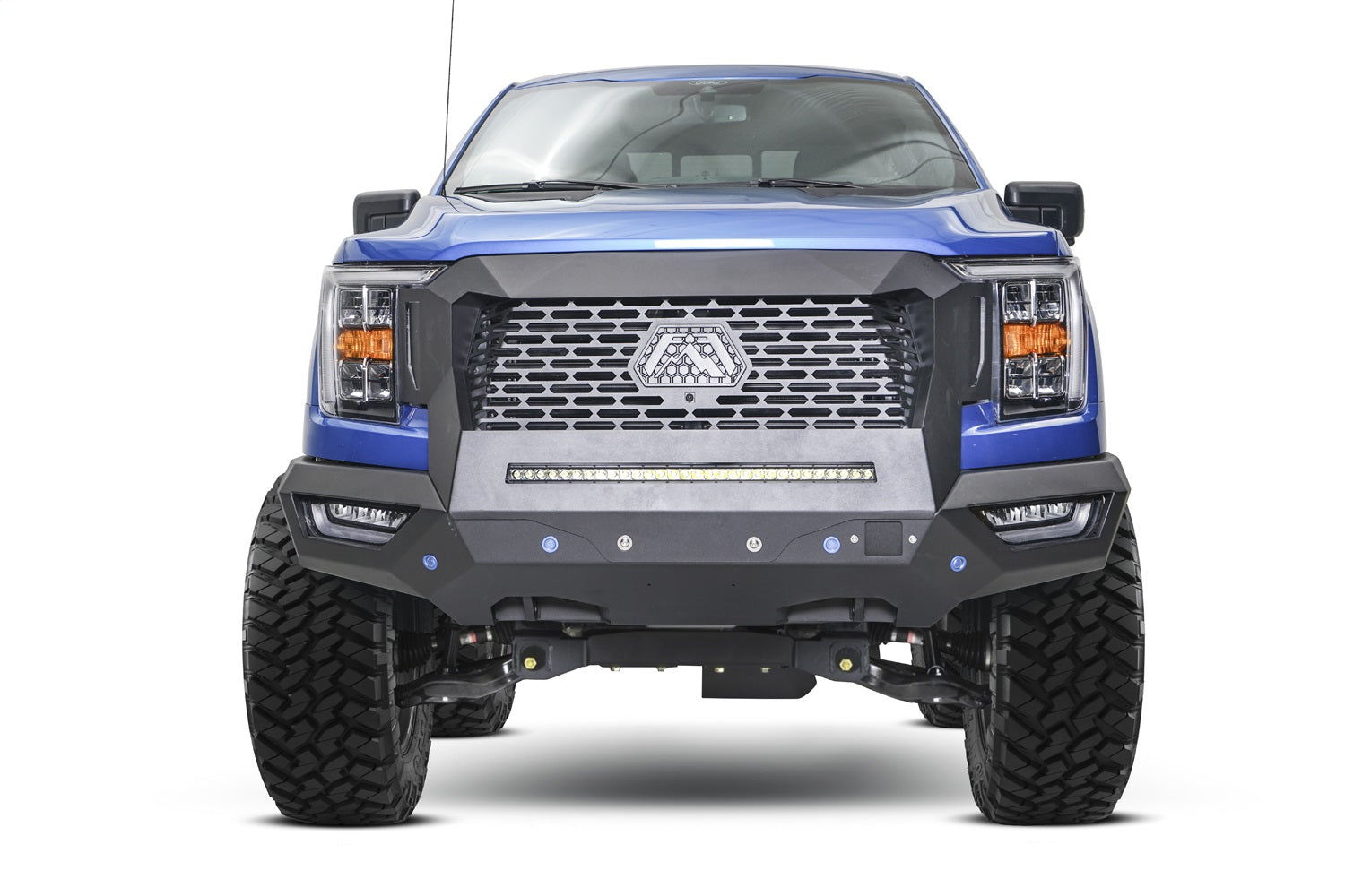 Fab Fours GR5000-1 Grumper Front Bumper And Grille Fits 21-22 F-150