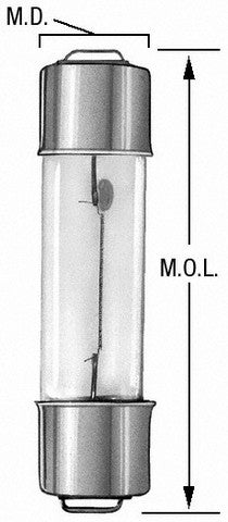 Wagner Lighting Courtesy Light Bulb,Dome Light Bulb,Map Light Bulb,Reading Light Bulb  BP211-2
